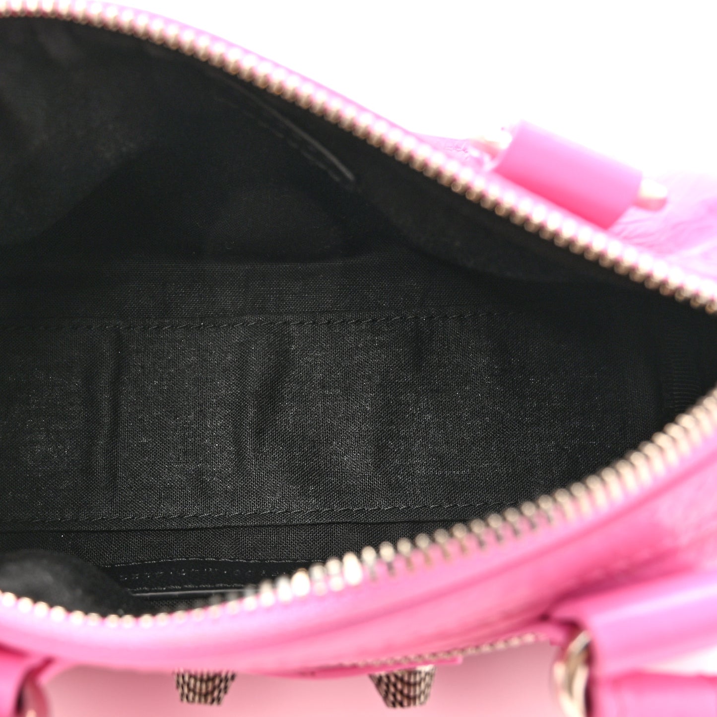 Agneau Arena Mini Le Cagole Duffle Crossbody Bag Light Pink