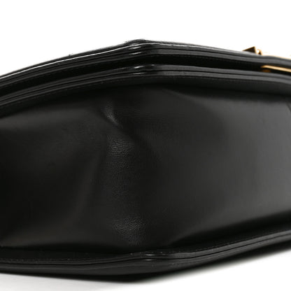 Chanel Lambskin Chevron Quilted Medium Boy Flap Black 9 of 10