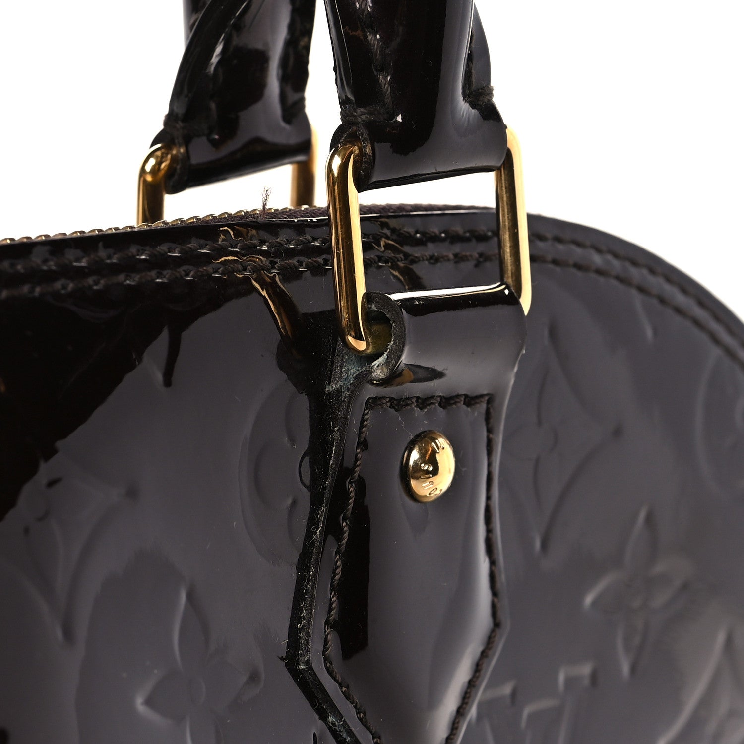 Louis Vuitton Vernis Alma PM Amarante 10 of 10