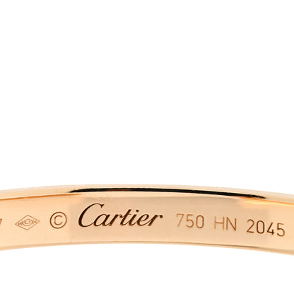 Cartier 18K Yellow Gold LOVE Cuff Bracelet 17 3 of 3