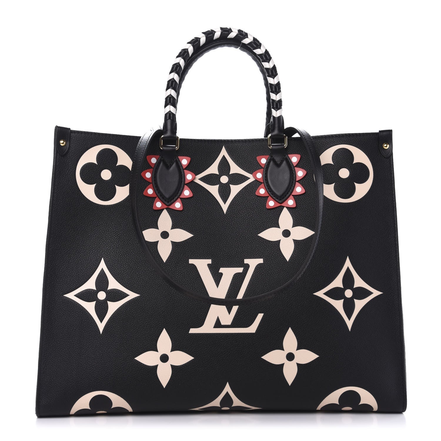Louis Vuitton Empreinte Monogram Giant Crafty Onthego GM Black Creme 1 of 9
