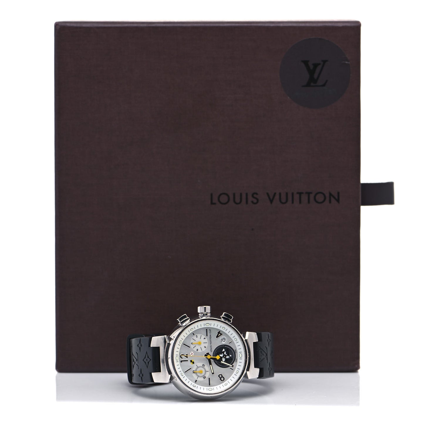 Stainless Steel Rubber Mother of Pearl 34mm Tambour Lovely Cup Quartz Watch