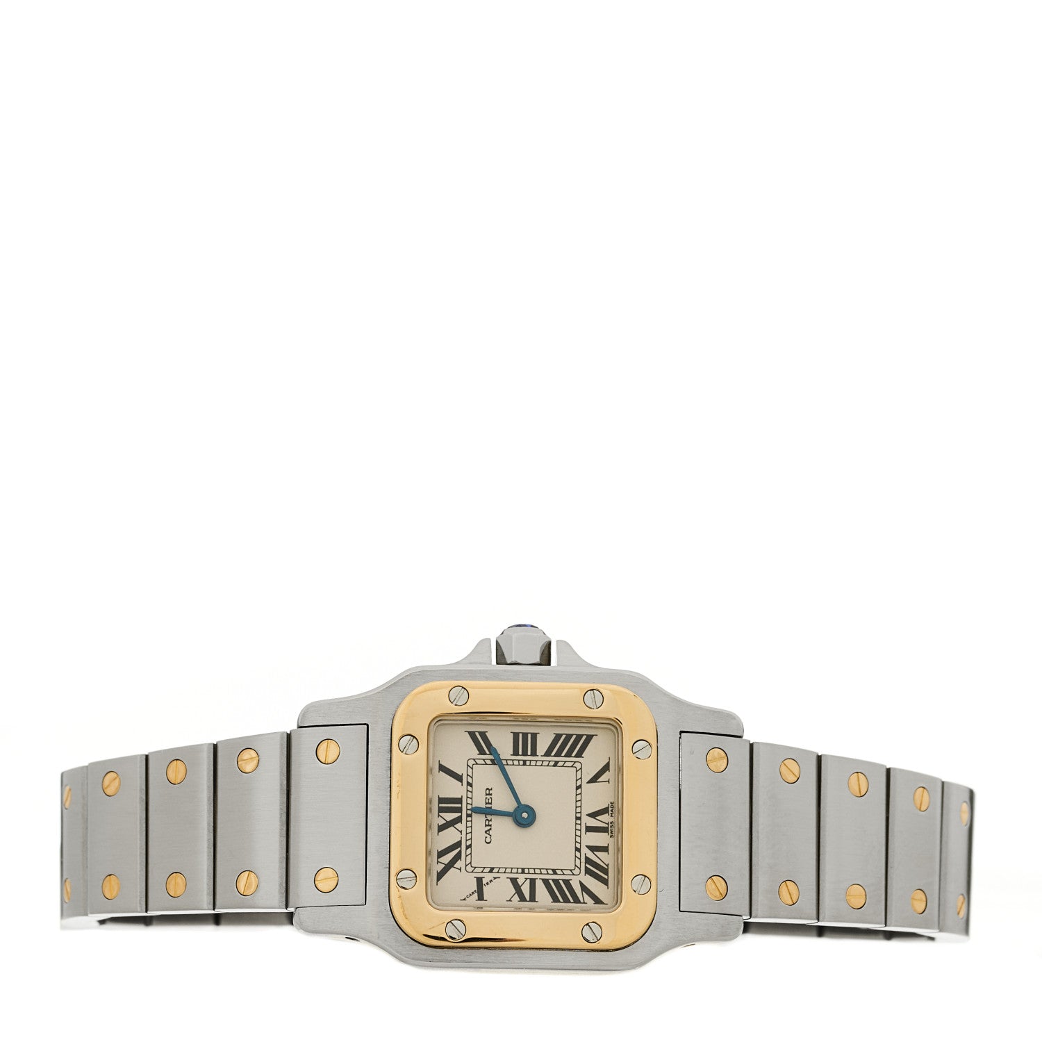 Cartier Stainless Steel 24mm Santos de Cartier Galbee Quartz Watch 2 of 4