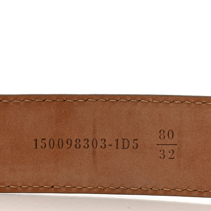 Fendi Vitello Dolce Belt 80 32 Tortora 3 of 6