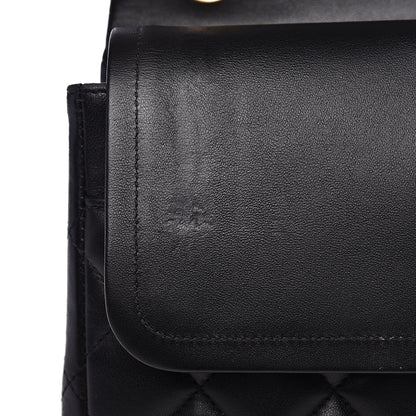 Chanel Lambskin Quilted Jumbo Double Flap Black 13 of 17