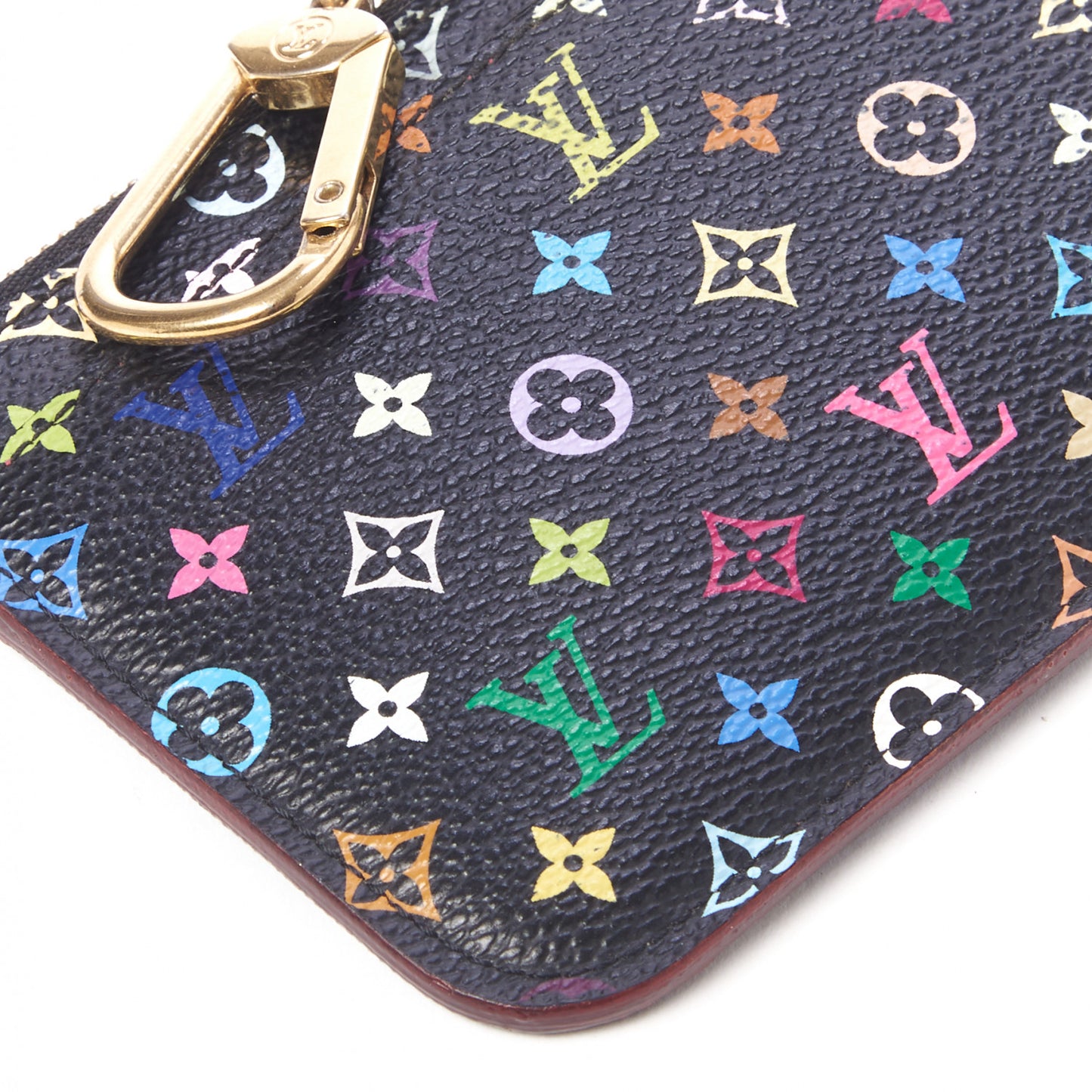 Monogram Multicolor Key Pouch Black Grenade