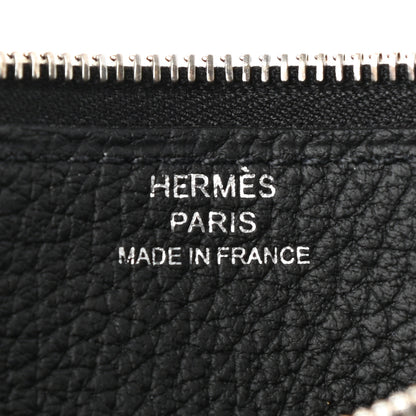 Hermes Togo Dogon Duo Wallet Black 8 of 10