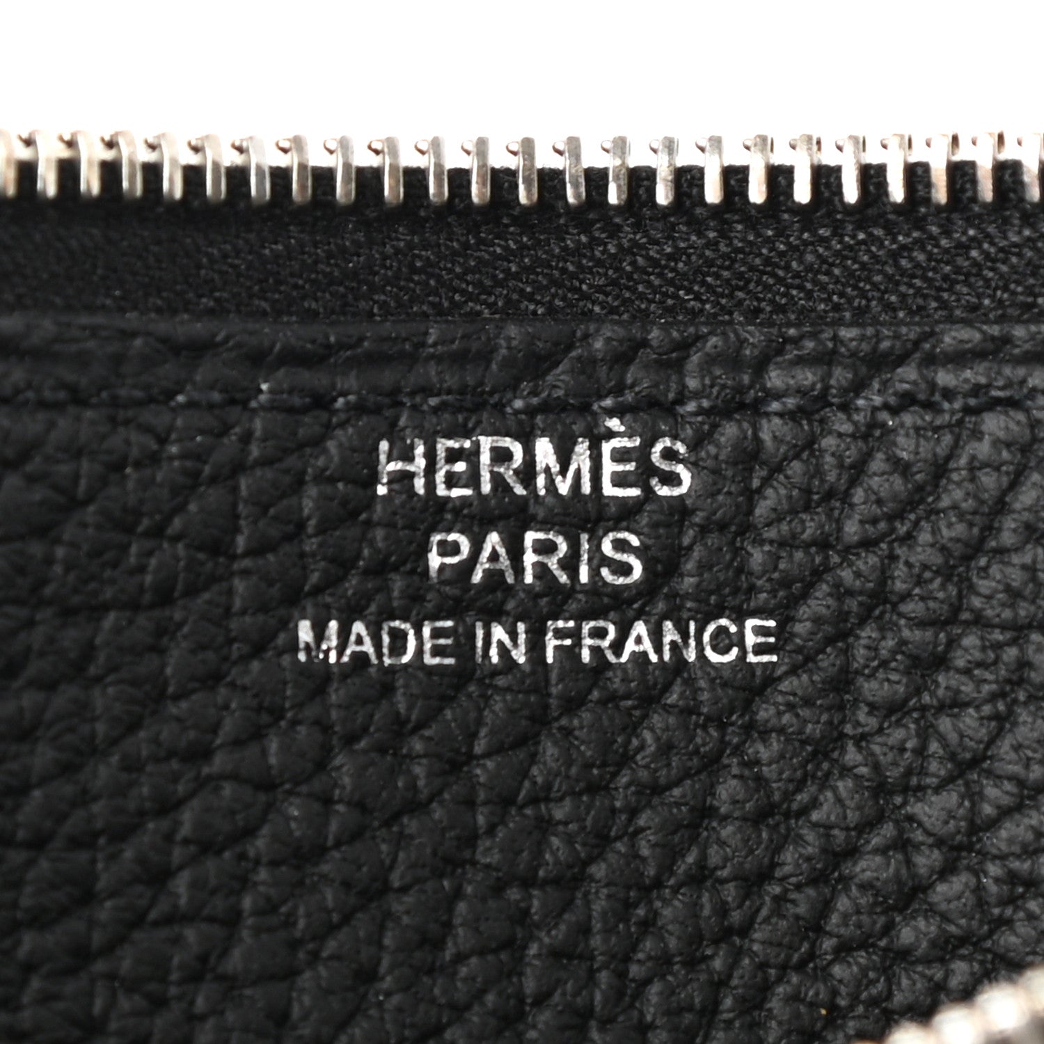 Hermes Togo Dogon Duo Wallet Black 8 of 10