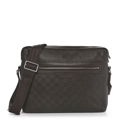 Louis Vuitton Damier Infini Calypso MM Meteor 1 of 9