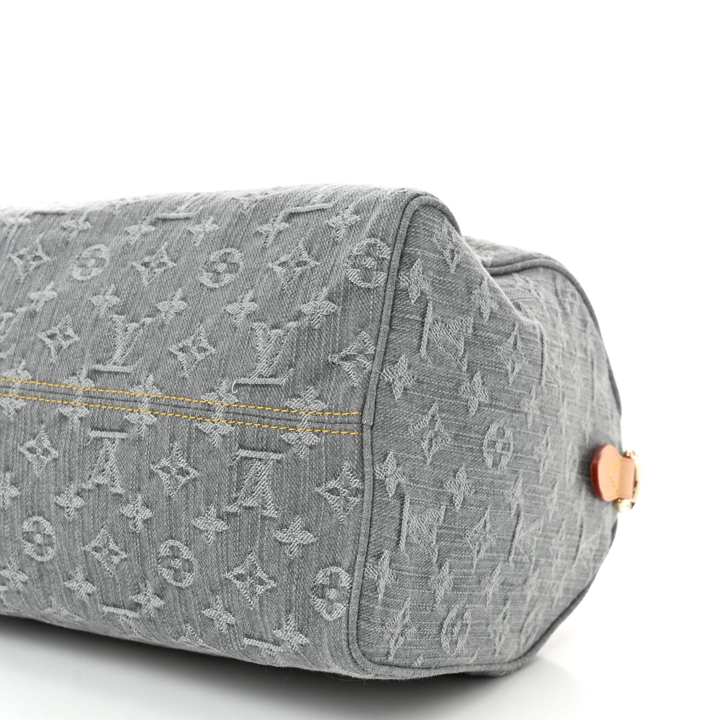Monogram Denim Speedy Soft 30 Washed Gray