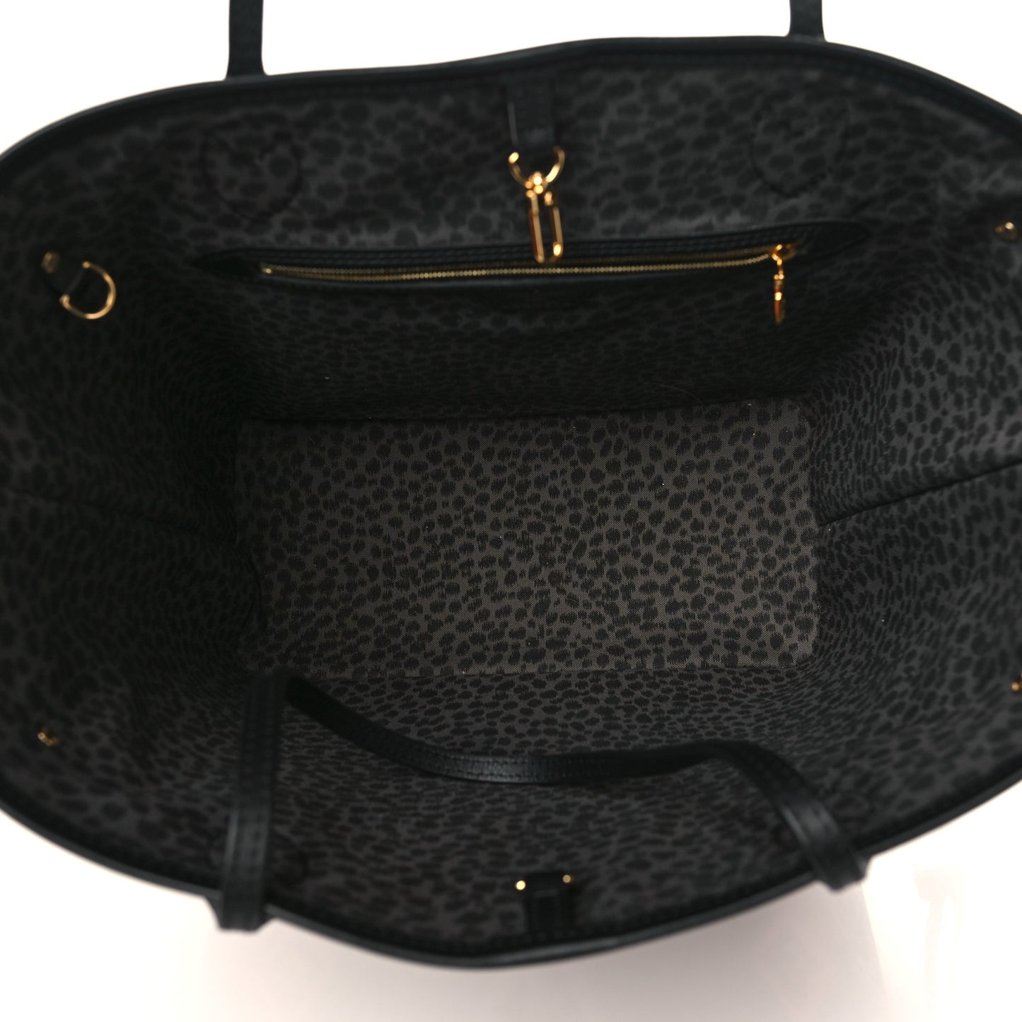 Monogram Giant Wild At Heart Neverfull MM Black