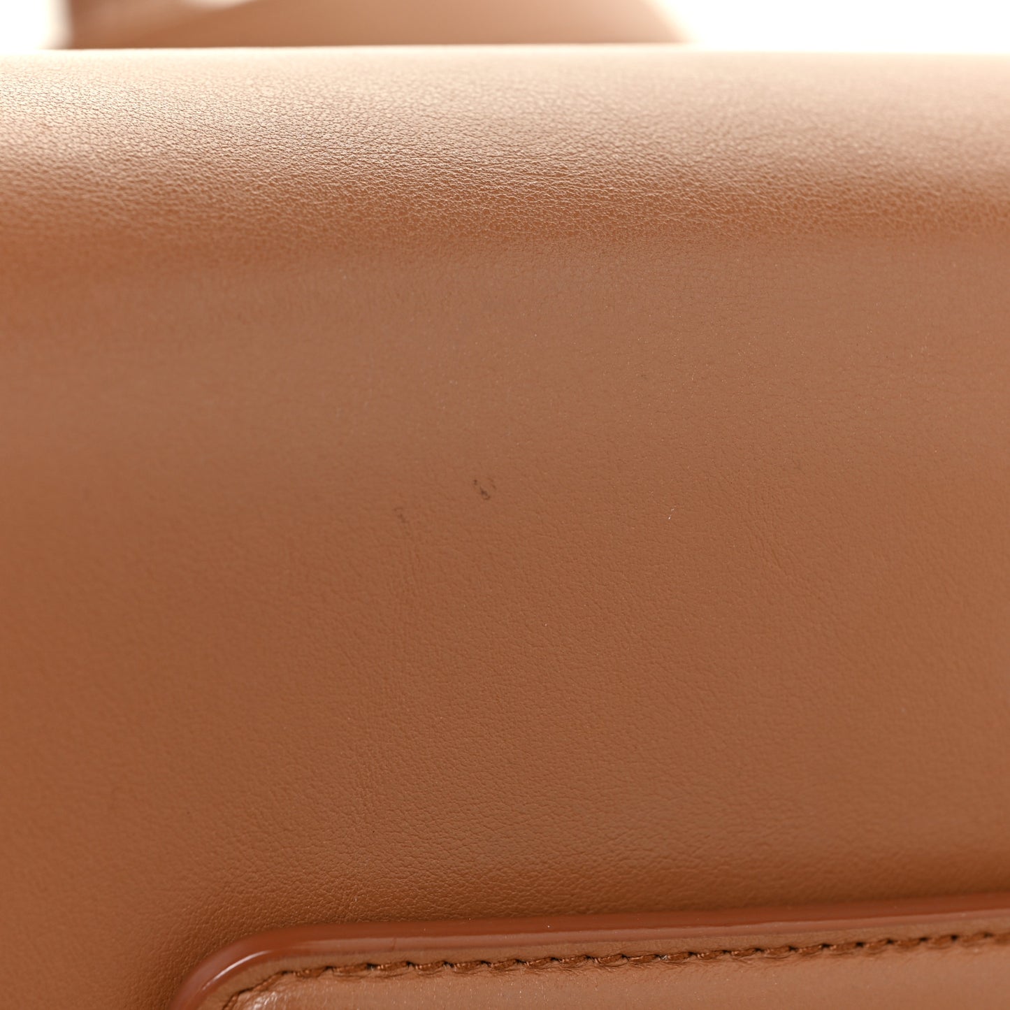 Calfskin PS11 Tiny Shoulder Bag Biscotti