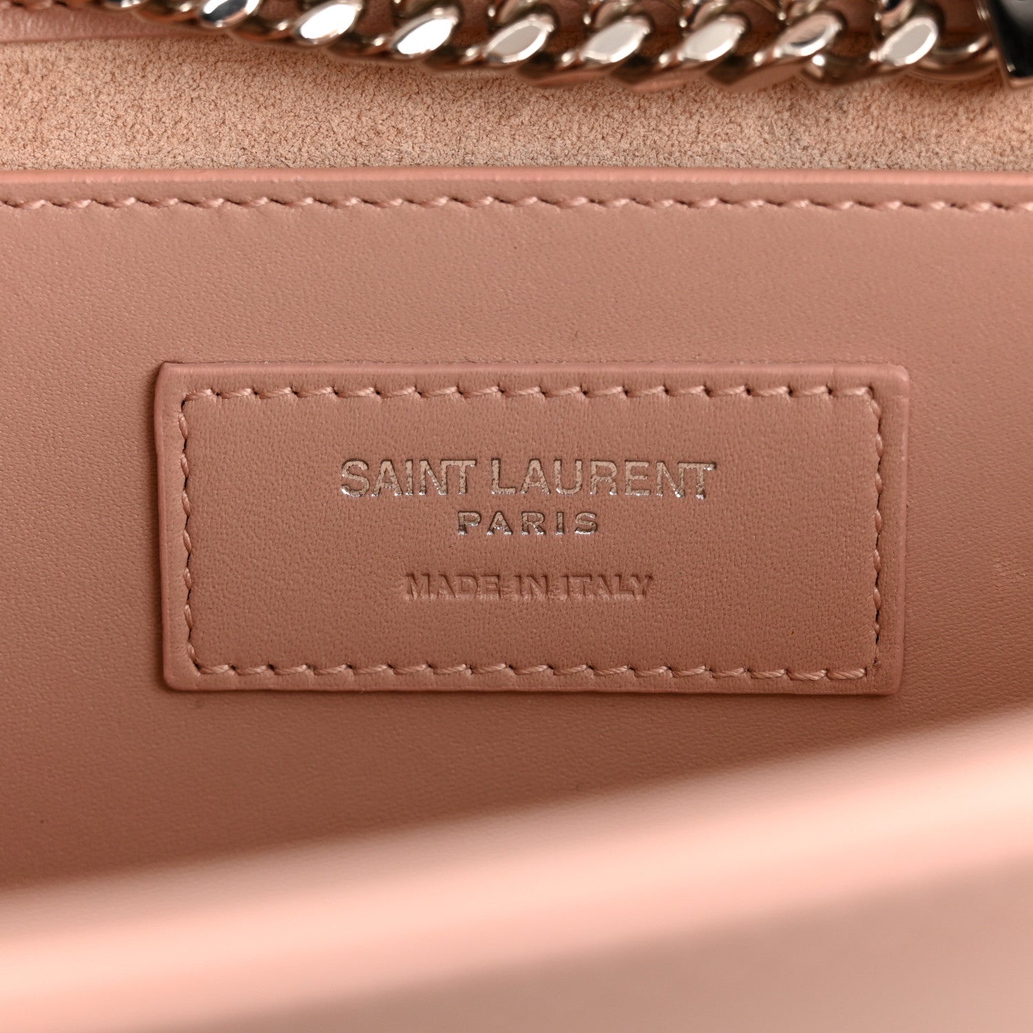 Saint Laurent Smooth Calfskin Medium Classic Monogram Kate Tassel Satchel Pink 6 of 14
