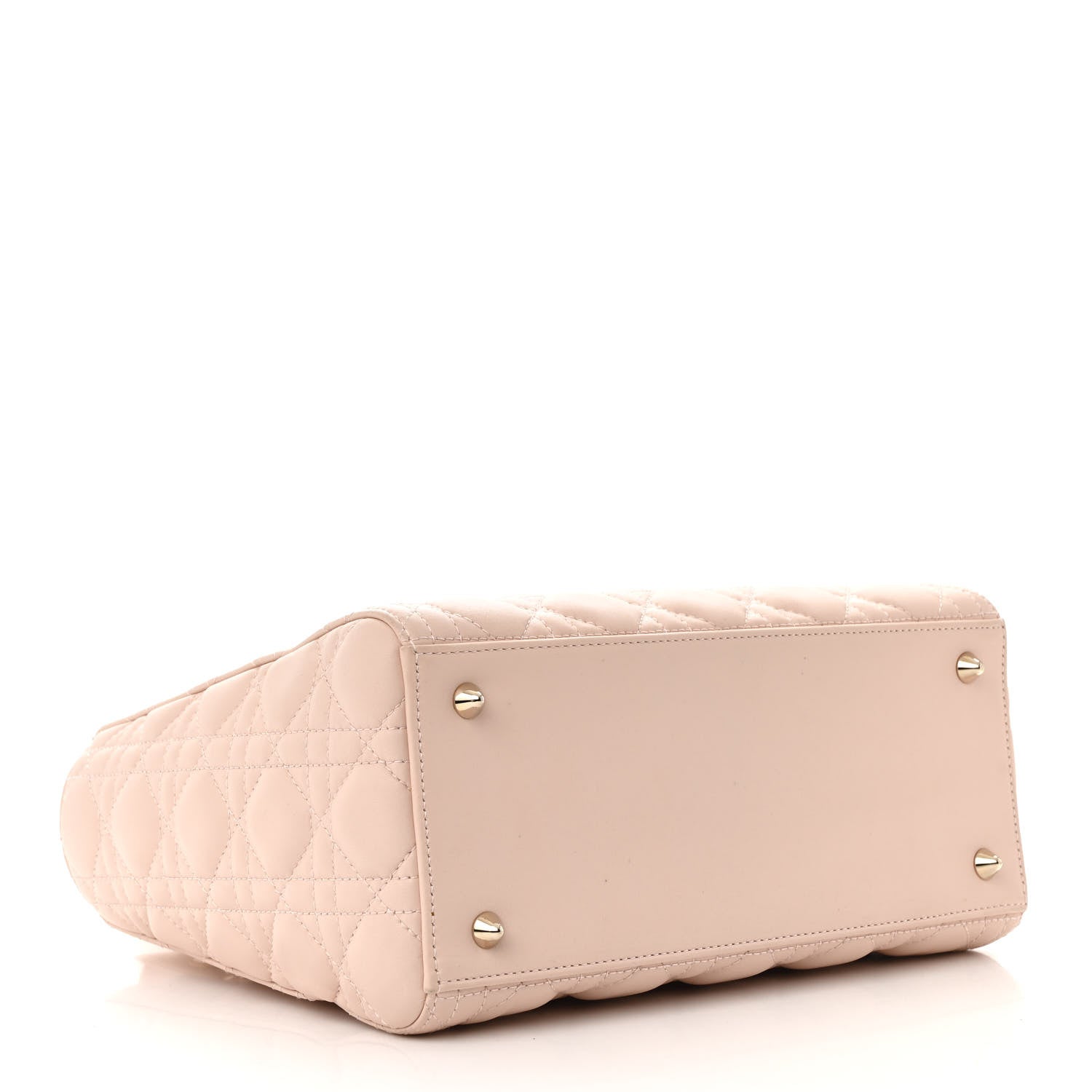 Christian Dior Lambskin Cannage Medium Lady Dior Light Pink 4 of 20