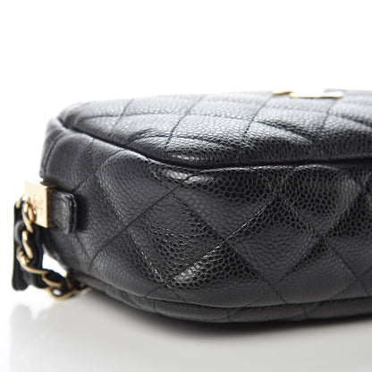 Chanel Caviar Quilted Camera Case Black 9 of 10