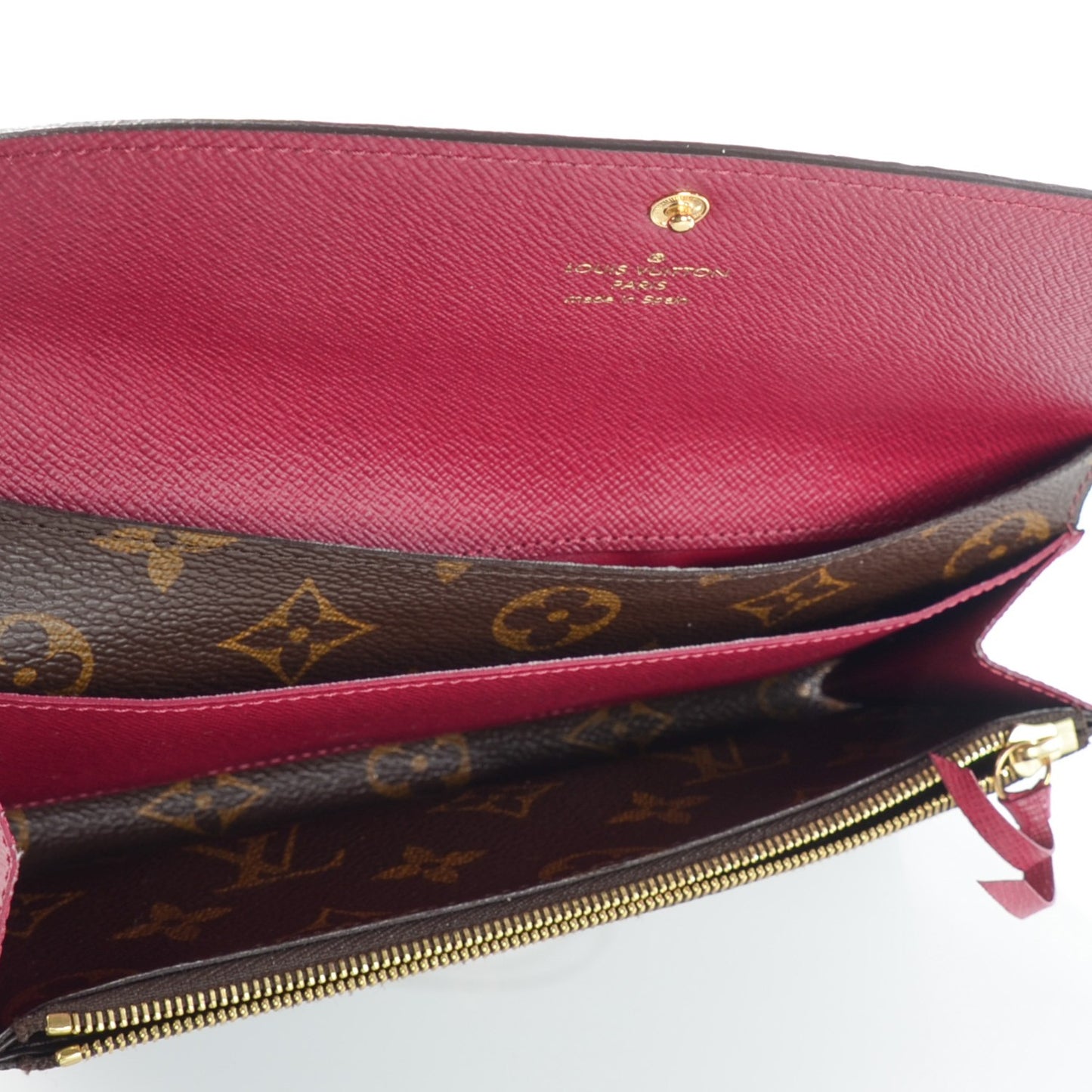Monogram Emilie Wallet Fuchsia