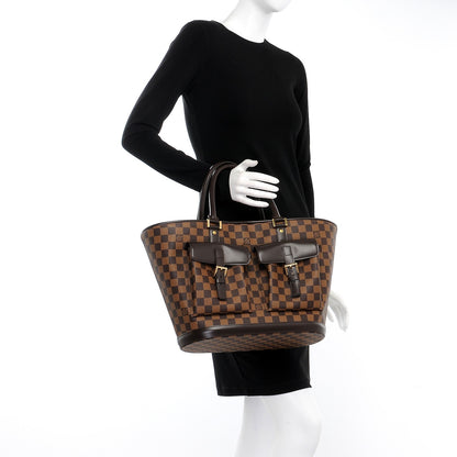 Louis Vuitton Damier Ebene Manosque GM 2 of 7