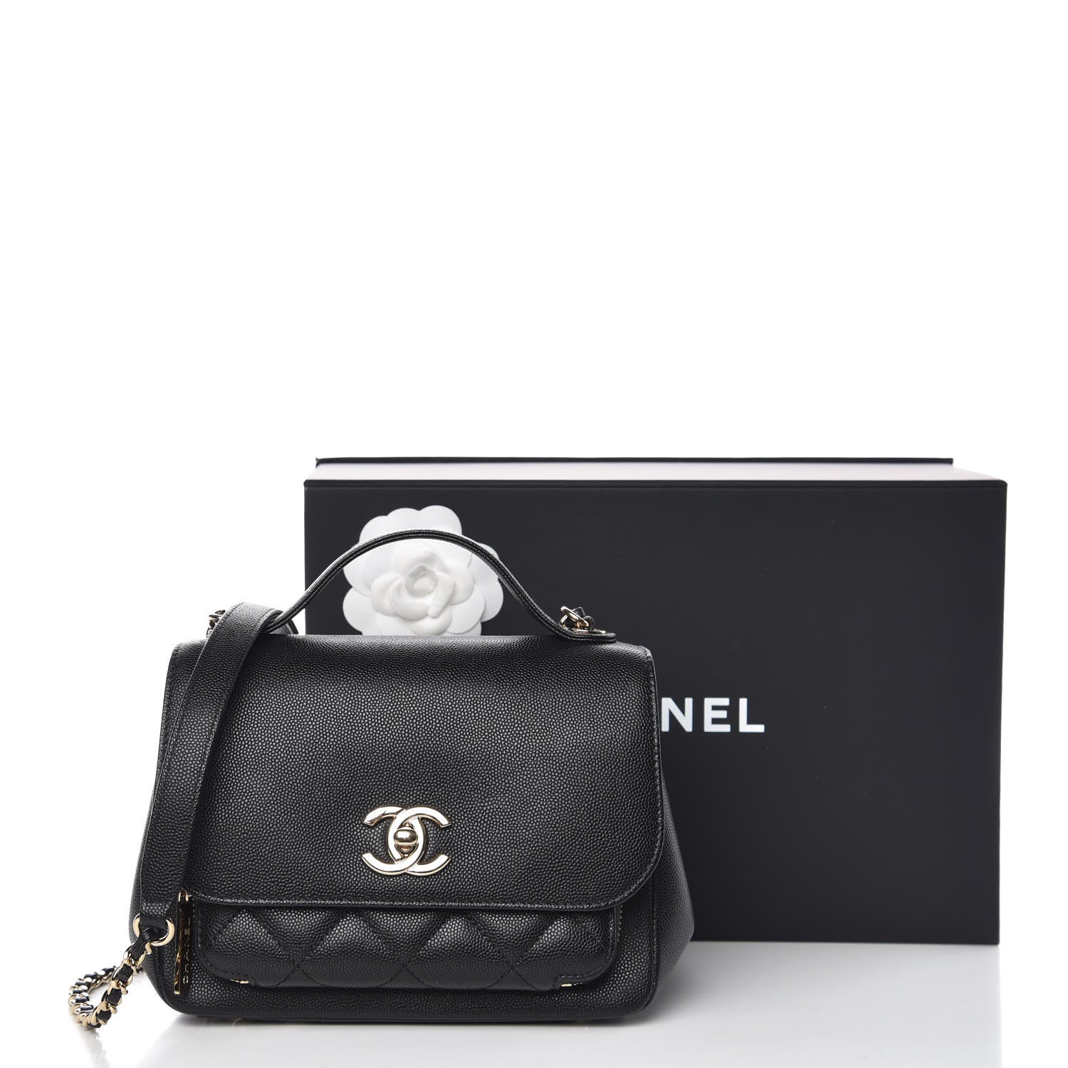 Chanel Caviar Quilted Small Business Affinity Flap Black 8 of 8