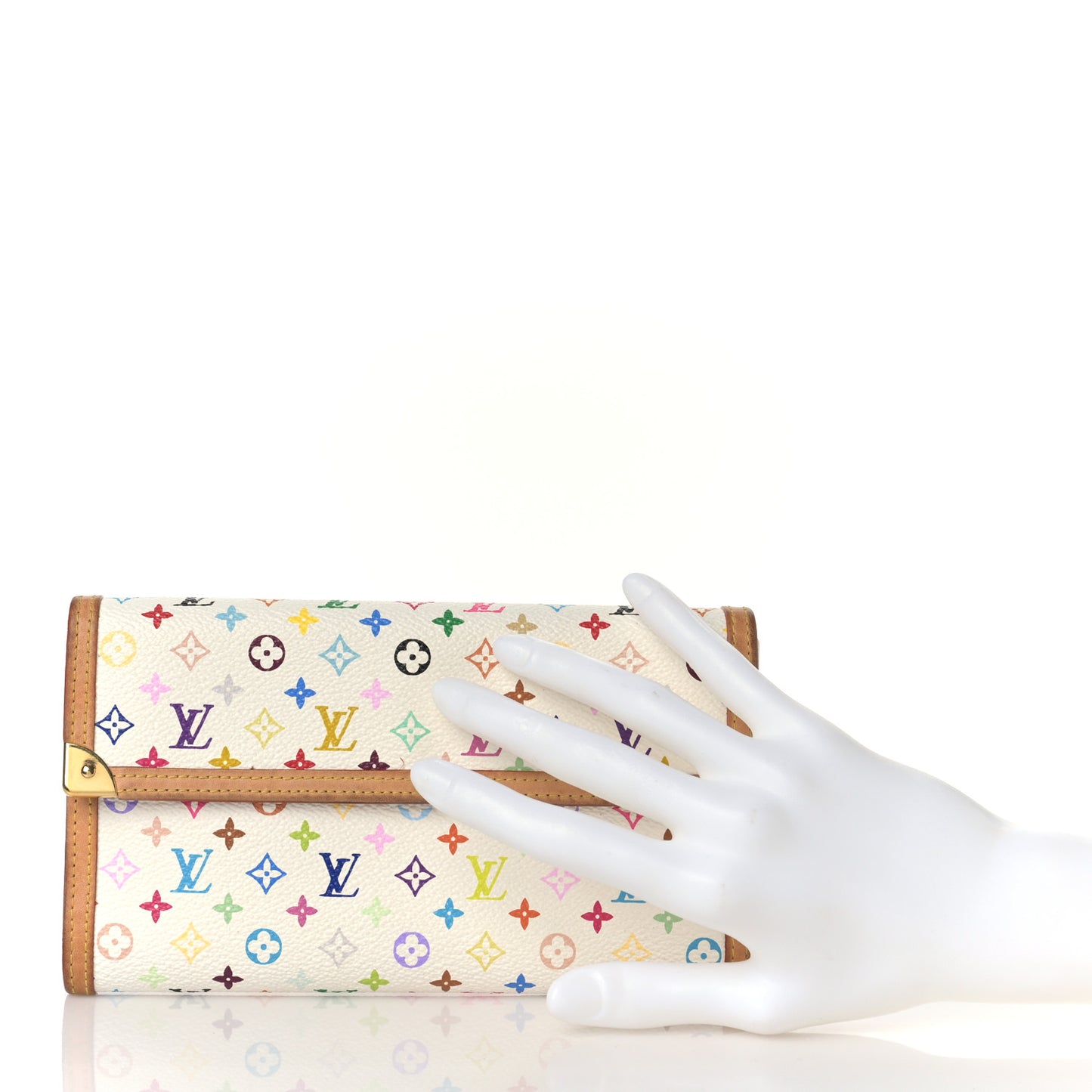 Monogram Multicolor Porte Tresor International Wallet White