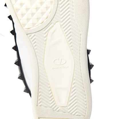 Valentino Garavani Calfskin Womens Rockstud Armour Sneakers 37 White 6 of 9