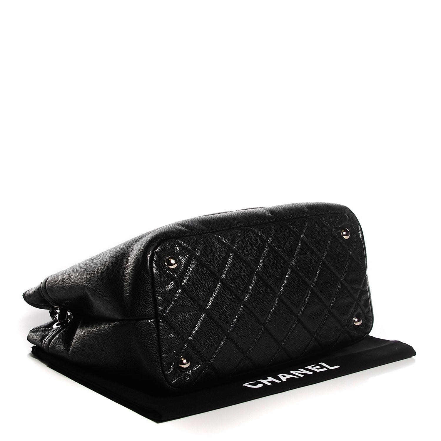 Chanel Caviar CC Timeless Soft Tote Black 4 of 7