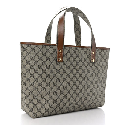 Gucci GG Plus Monogram Medium Signature Web Loop Tote Light Brown 3 of 10