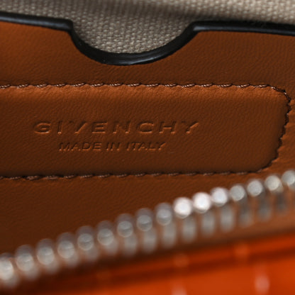 Givenchy Calfskin Crocodile Embossed Nano Antigona Tan 8 of 9