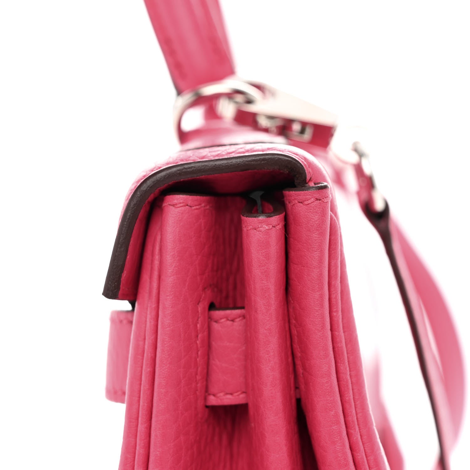 Hermes Taurillon Clemence Kelly Retourne 32 Rose Extreme 11 of 12