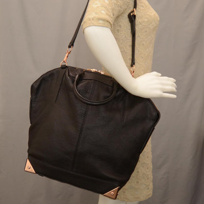 Alexander Wang Leather Large Emilie Black 2 of 6