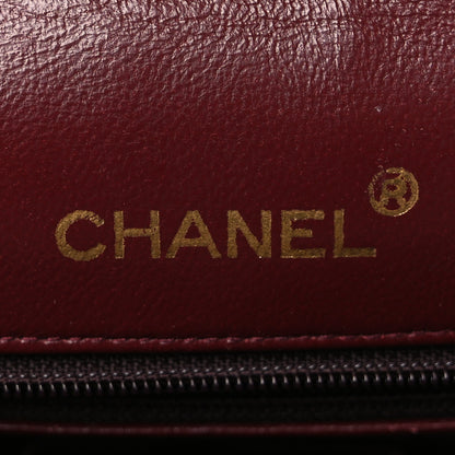 Chanel Lambskin Quilted Medium Double Flap Black 6 of 10