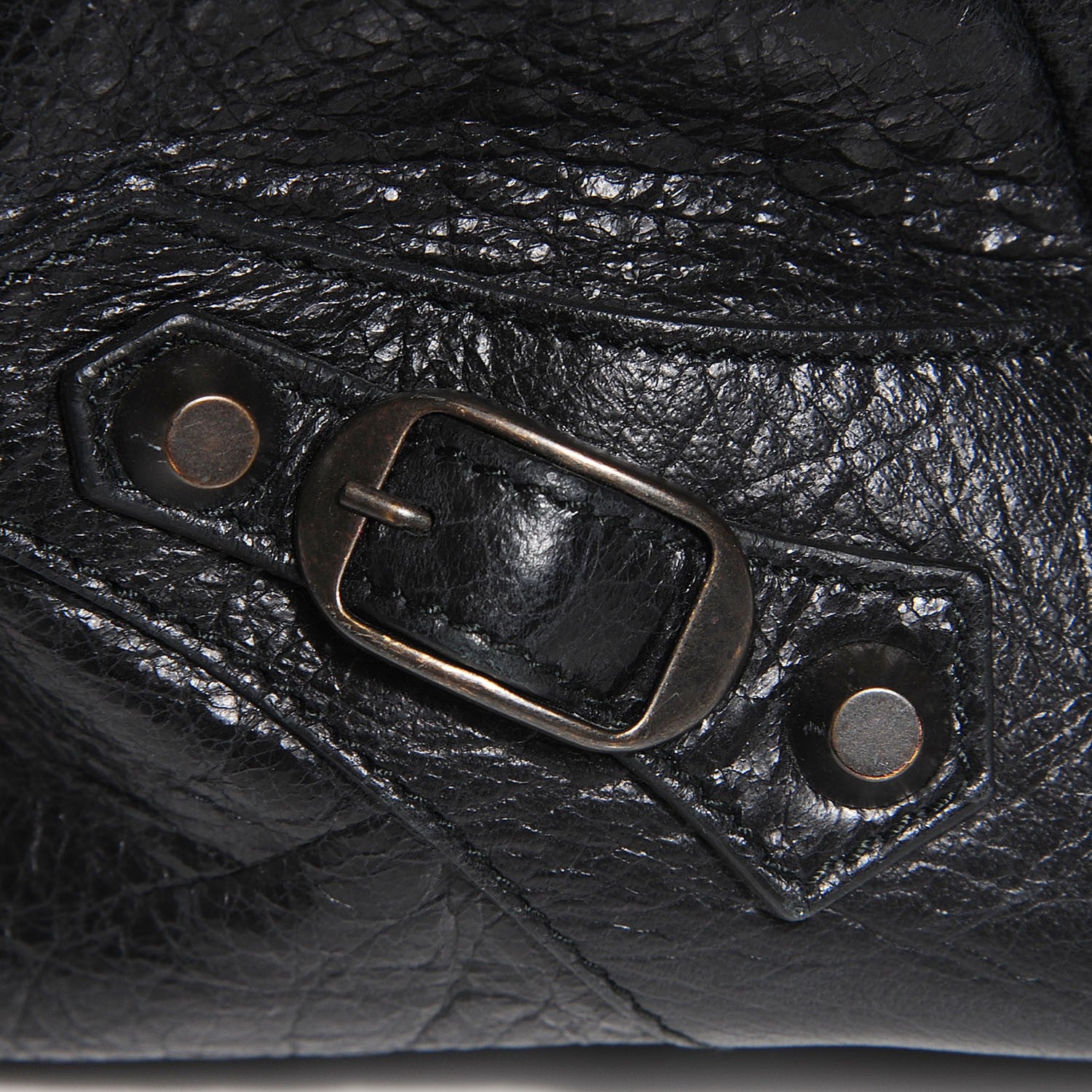 Balenciaga Agneau Classic Hardware Strategy Black 8 of 13