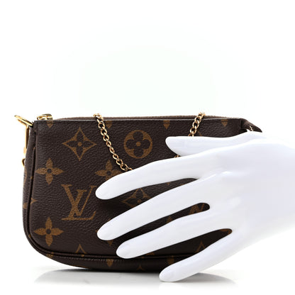 Louis Vuitton Monogram Mini Pochette Accessories 2 of 12