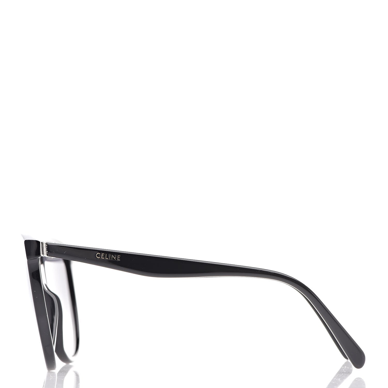 Celine Flat Top Shield Sunglasses CL 40006IN Black 3 of 7