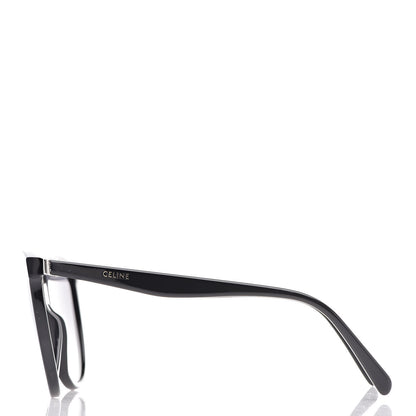 Celine Flat Top Shield Sunglasses CL 40006IN Black 3 of 7