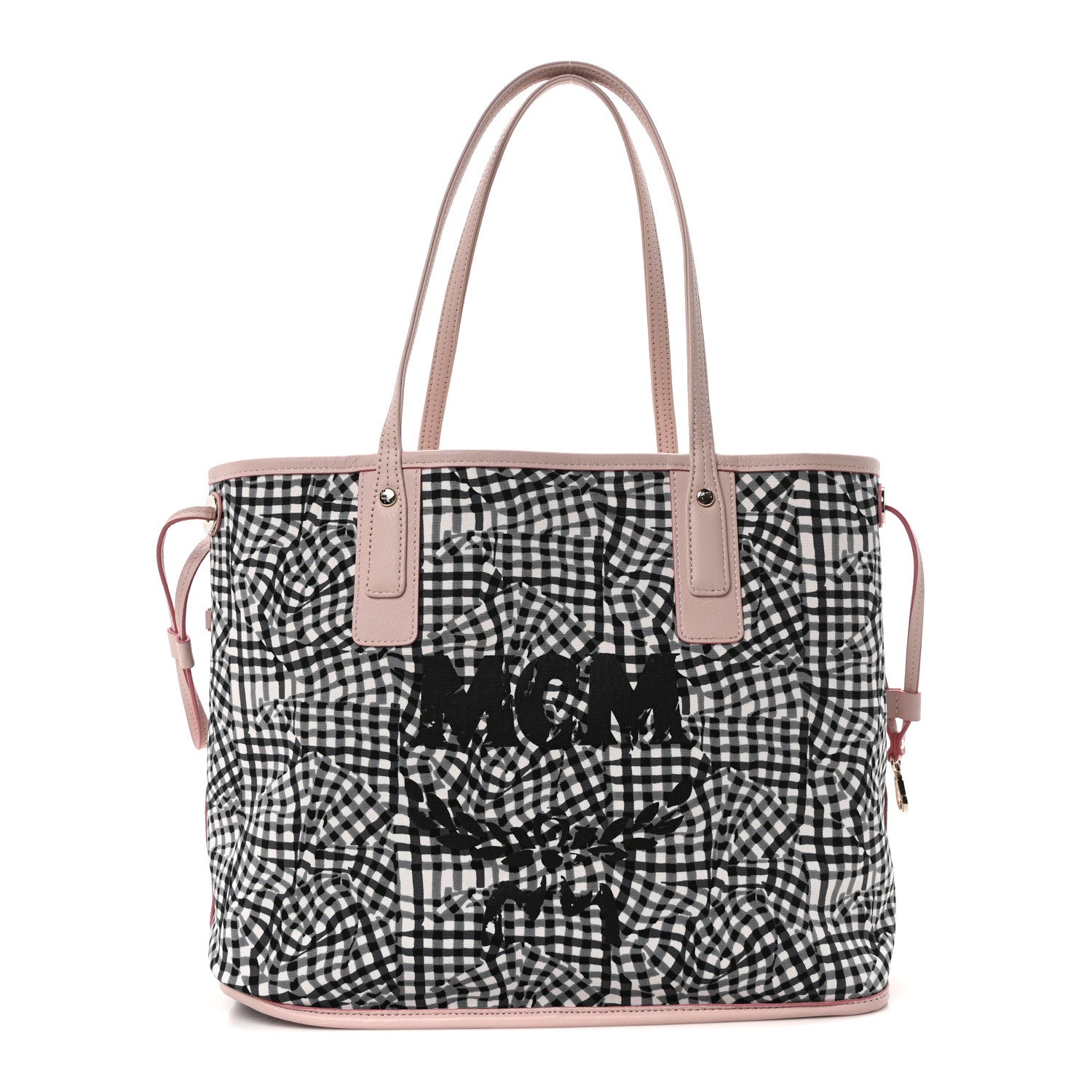 MCM Visetos Medium Liz Reversible Shopper Tote Powder Pink 11 of 16