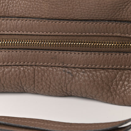 Gucci Pebbled Calfskin Twill Hobo Brown 17 of 17