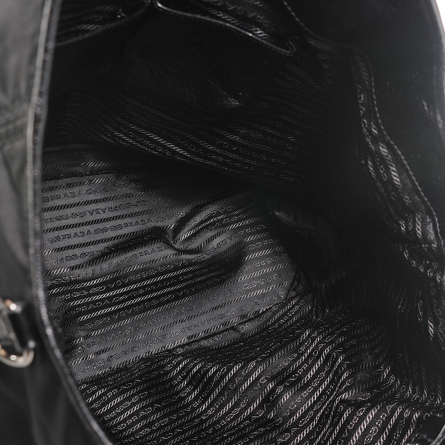 Prada Tessuto Nylon Tote Nero Black 5 of 11