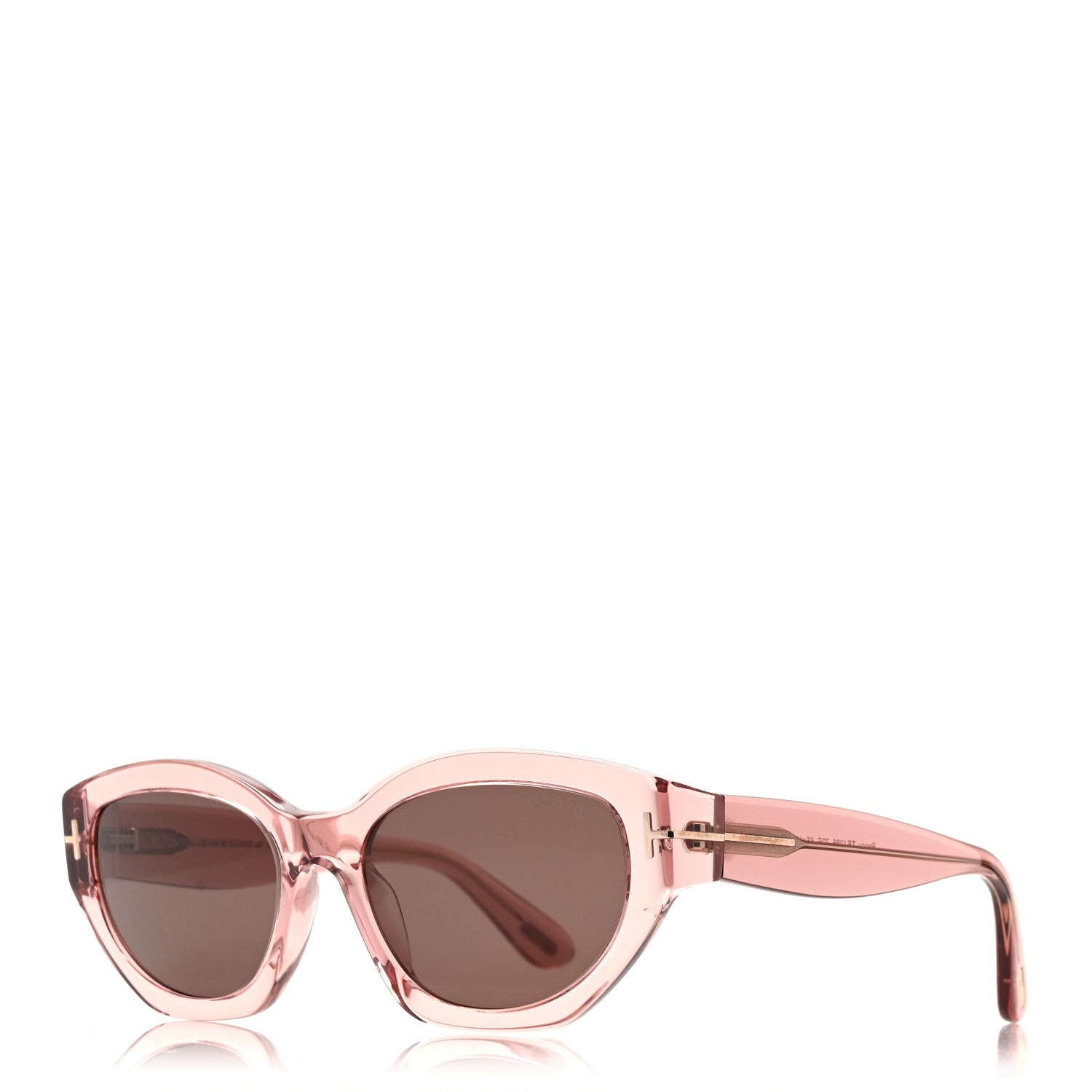 Tom Ford Acetate Penny Butterfly Sunglasses TF1086 Transparent Pink 1 of 9