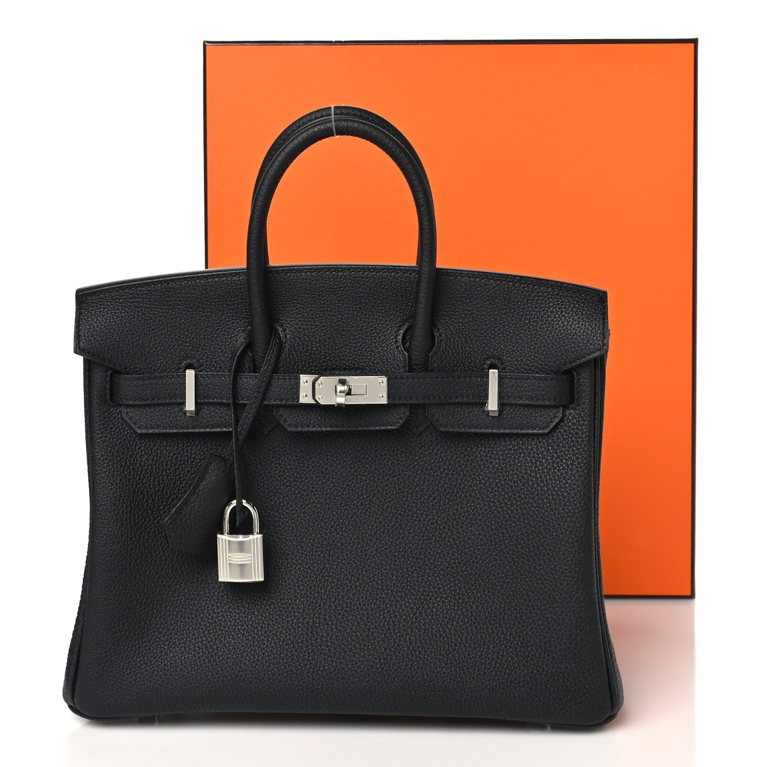 Hermes Togo Birkin 25 Black 9 of 9