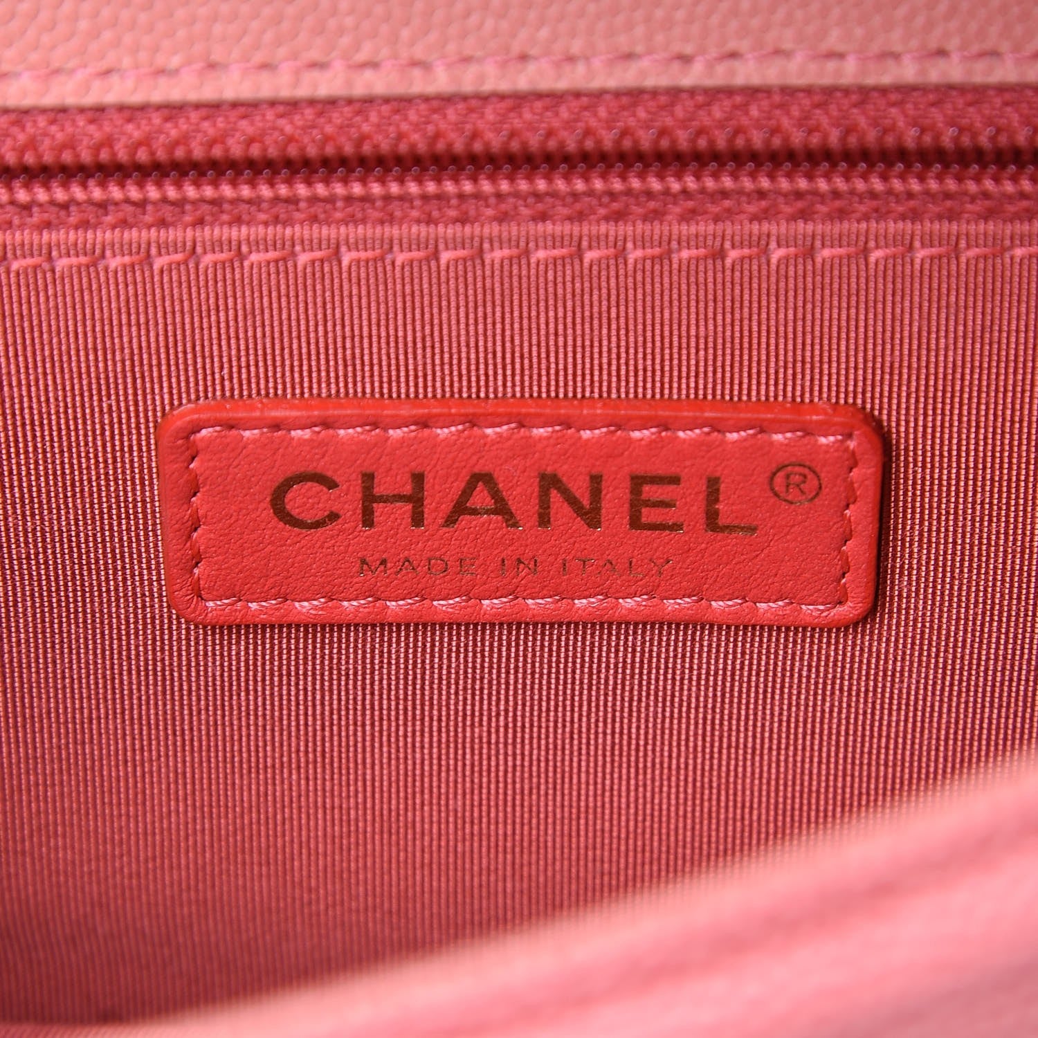 Chanel Caviar Quilted Small Sunset On The Sea Flap Coral 6 of 7