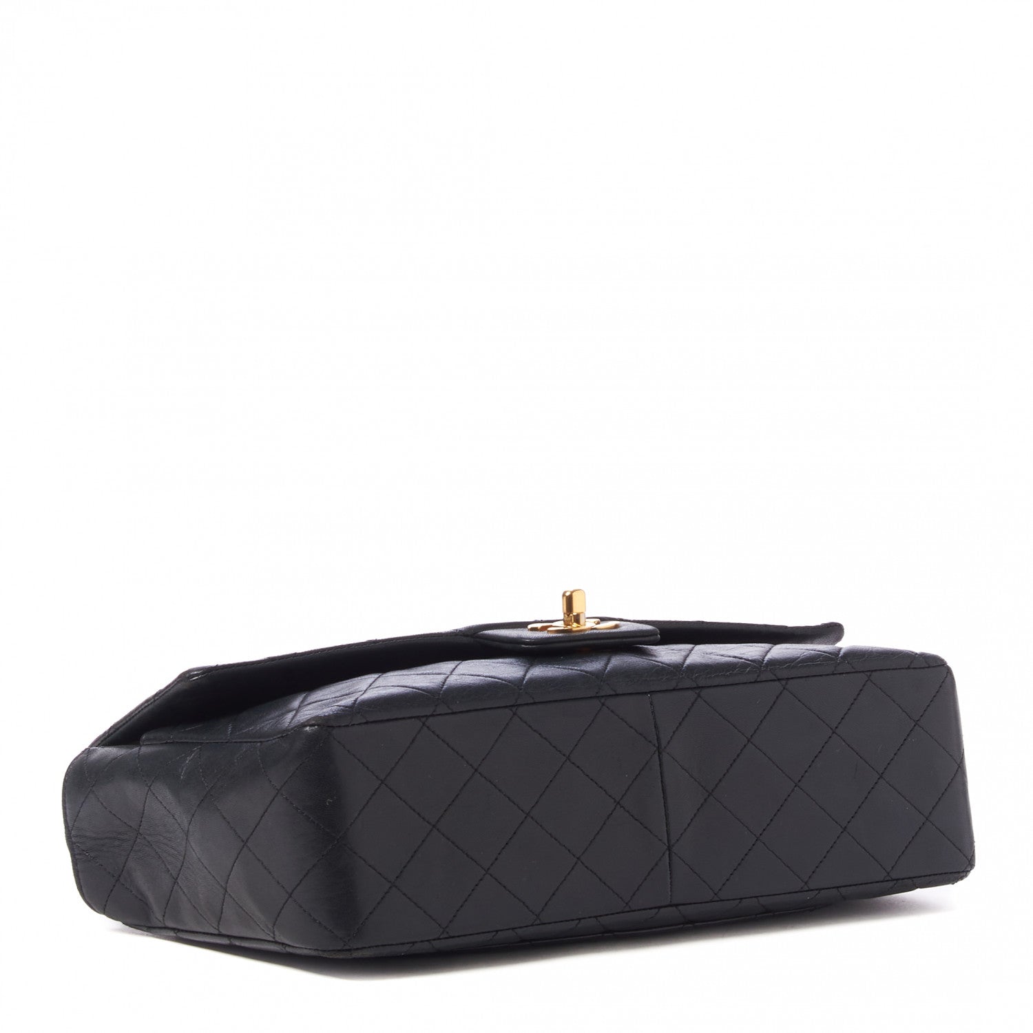 Chanel Lambskin Quilted Medium Single Flap Black 4 of 9