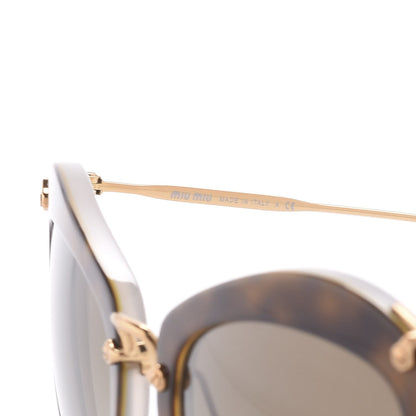 Miu Miu Cat Eye Sunglasses SMU10N Havana 7 of 8