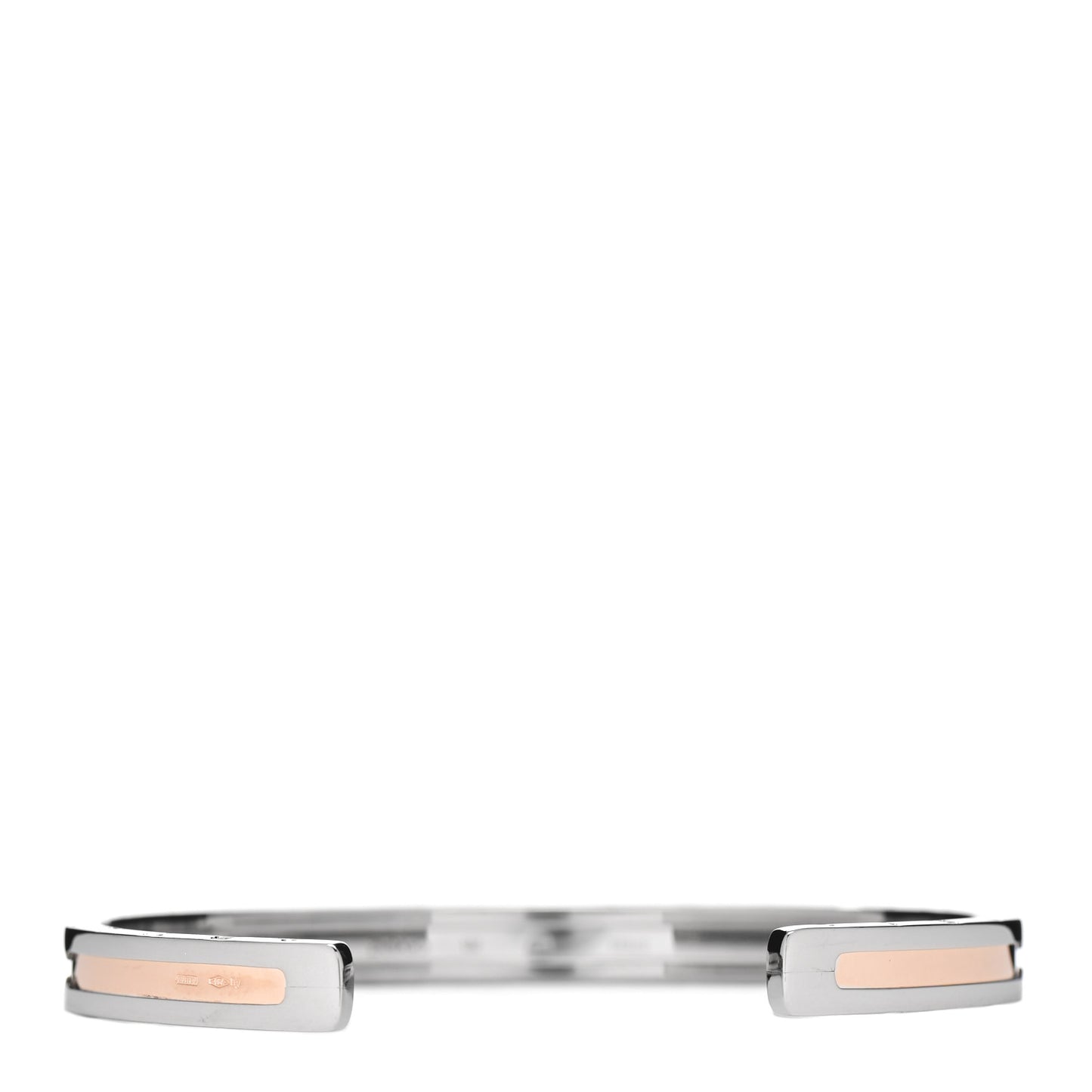 18K Rose Gold Stainless Steel B.Zero1 Cuff Bracelet M