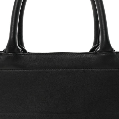 Christian Dior Calfskin Embossed Medium Book Tote Black 8 of 10
