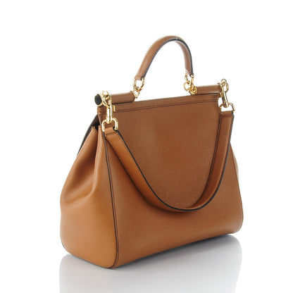 Dolce & Gabbana Dauphine Large Miss Sicily Satchel Beige 3 of 8
