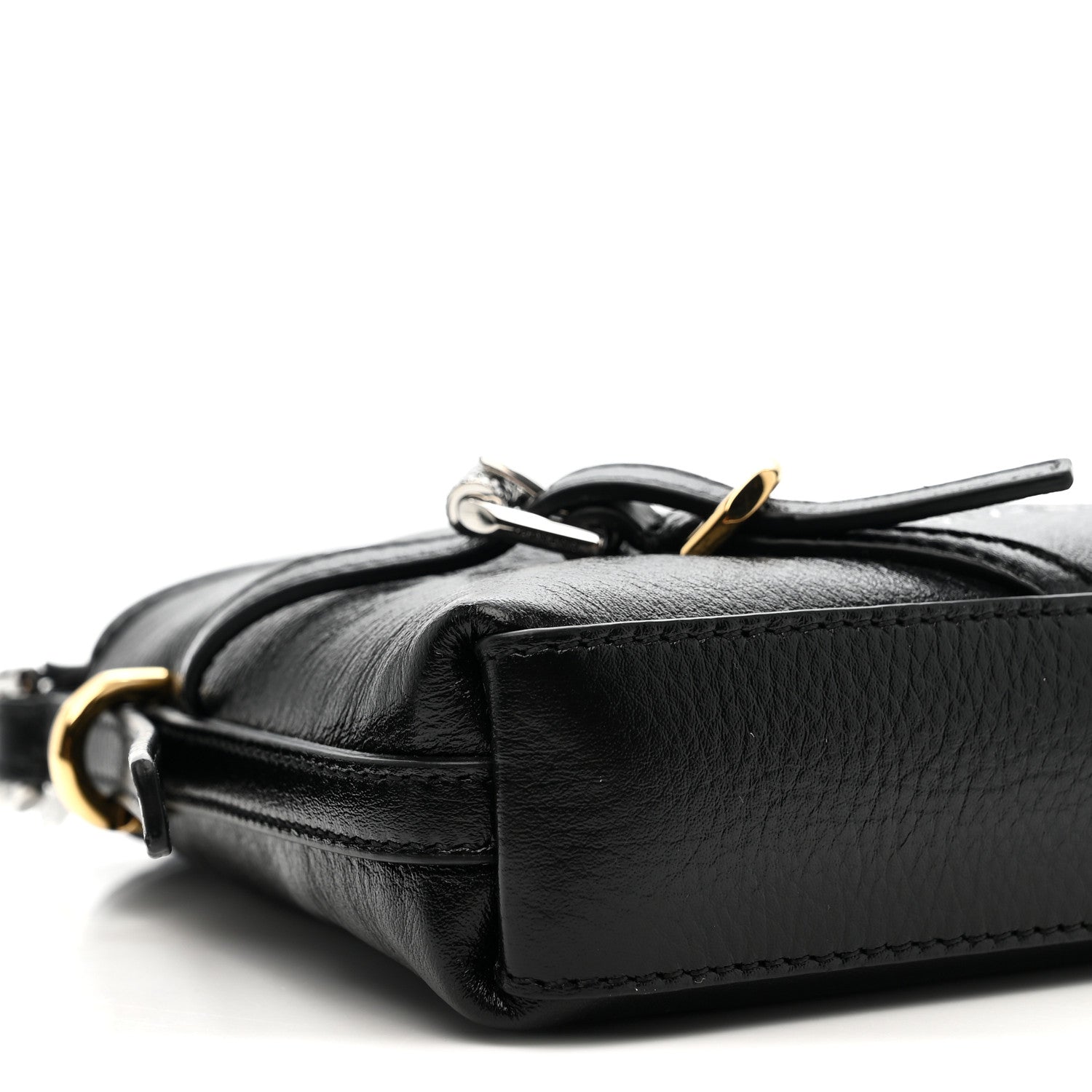 Givenchy Tumbled Calfskin Nano Voyou Bag Black 9 of 10