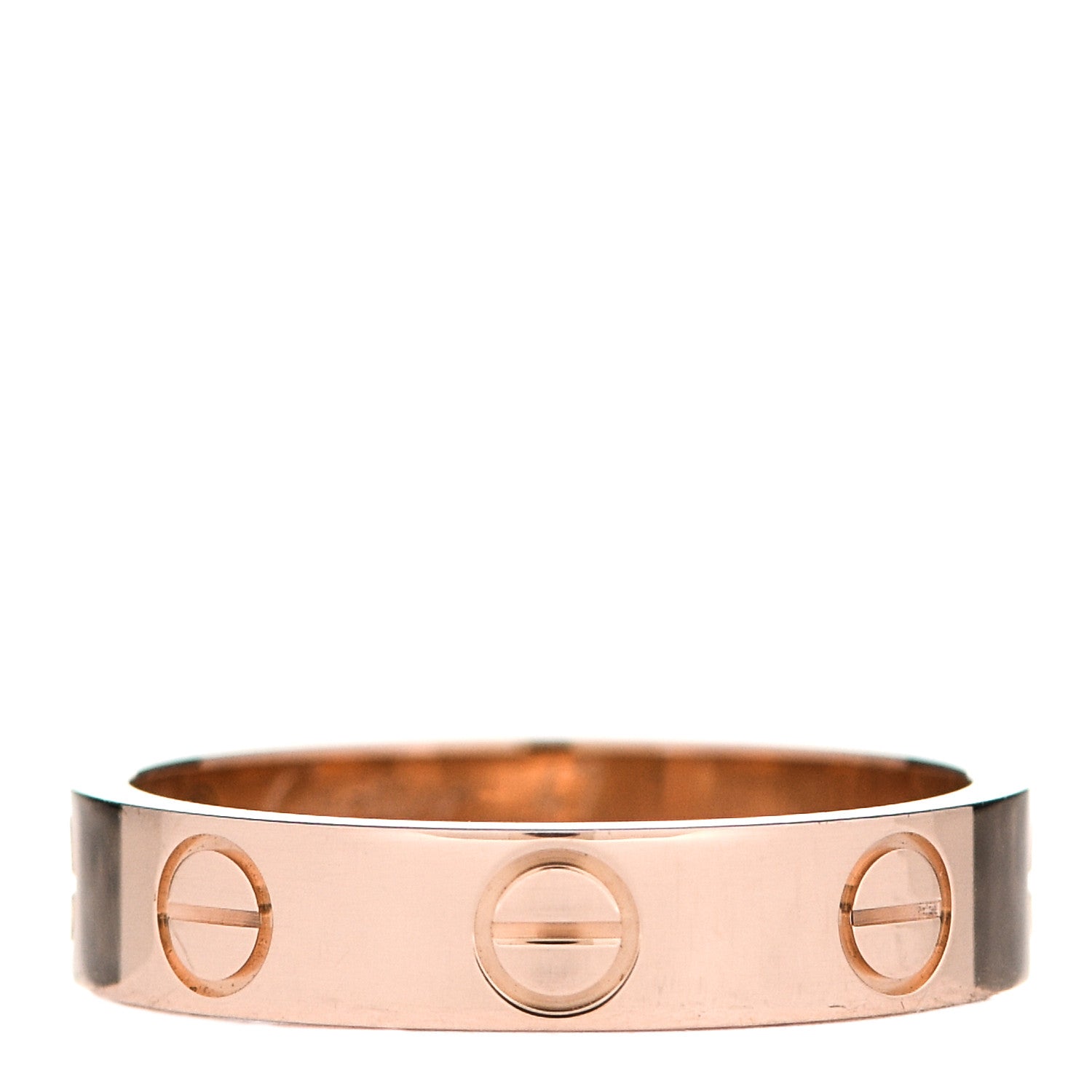 Cartier 18K Pink Gold 3.5mm LOVE Wedding Band Ring 47 4 1 of 5