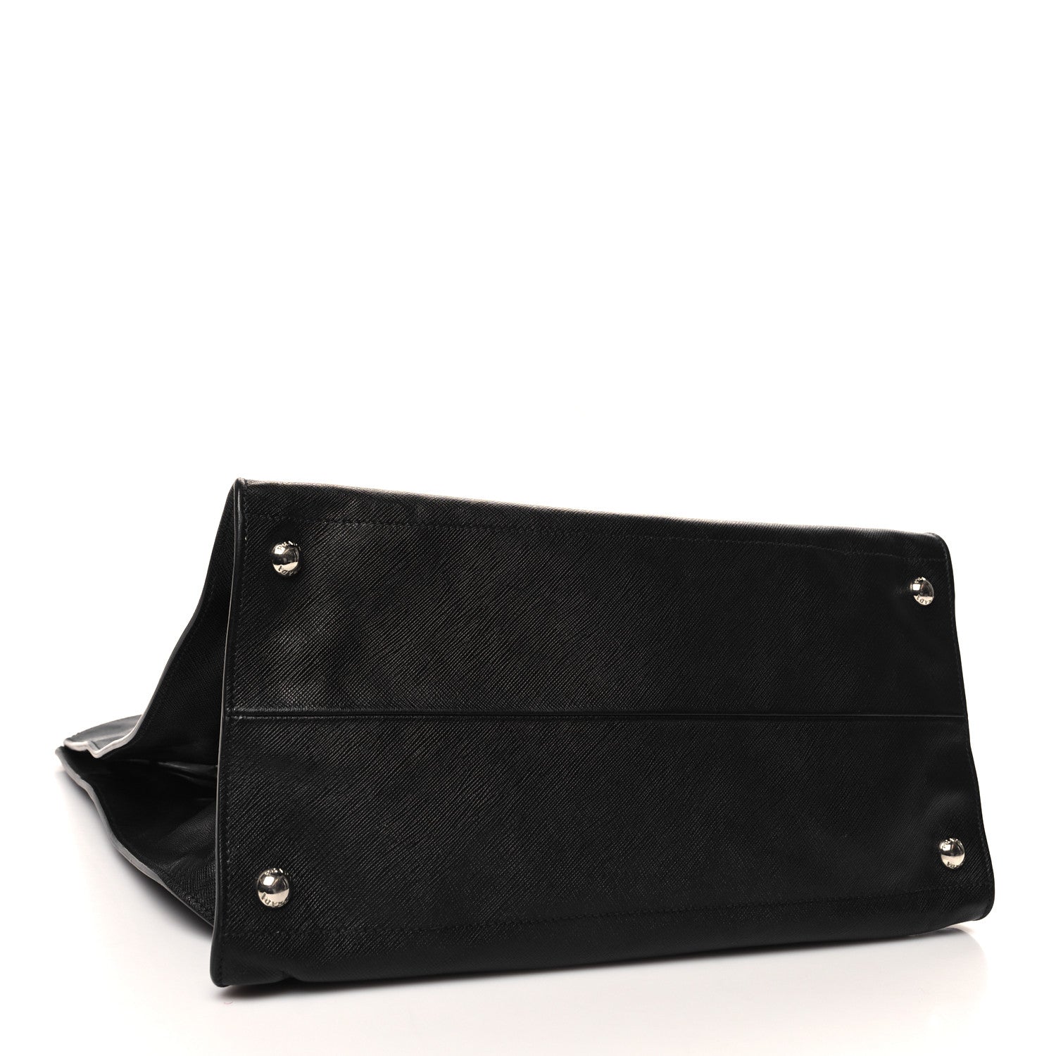 Prada Saffiano Lux Cuir Tote Black 4 of 11