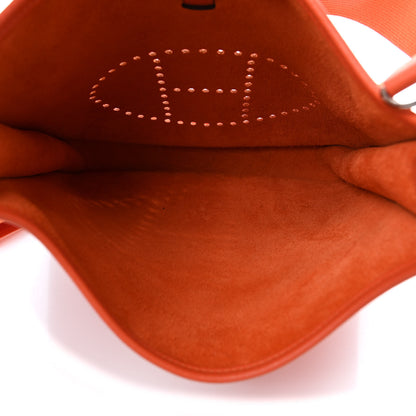 Hermes Taurillon Clemence Evelyne III PM Orange 4 of 5