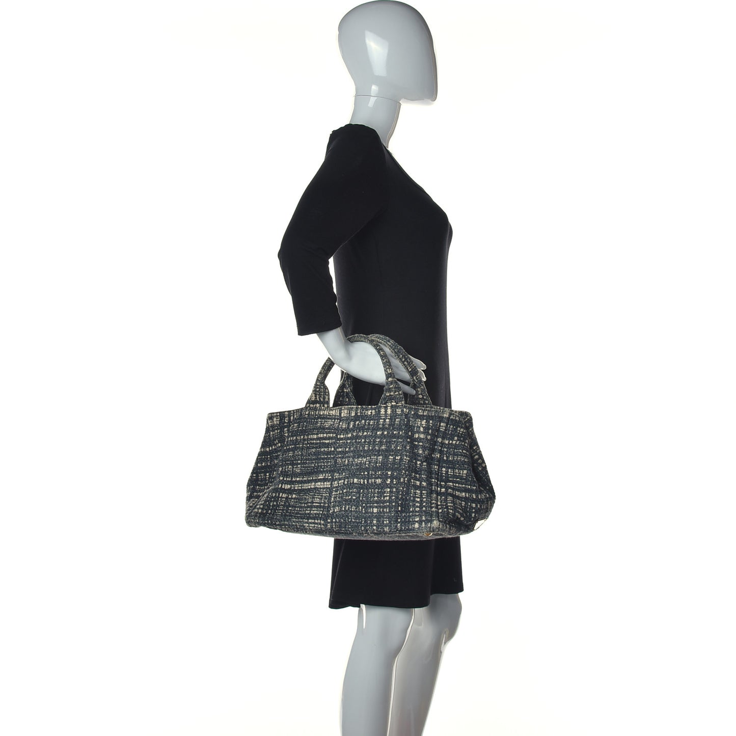 Canapa Tote Grey White